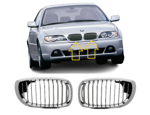 Front bumper kidney - front,