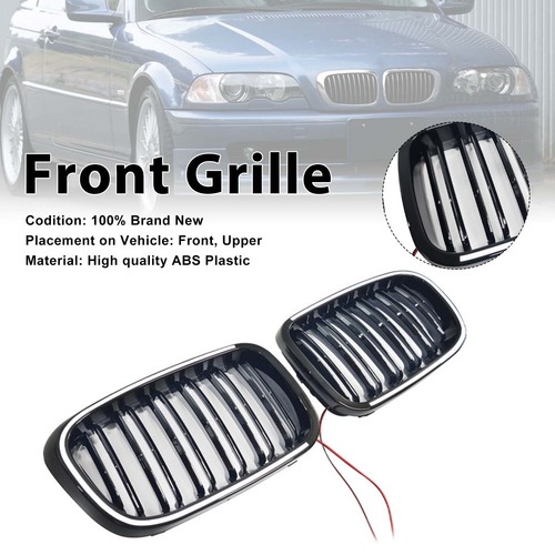 Gloss black front kidney - front,