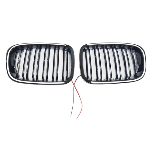 Gloss black front kidney - front,