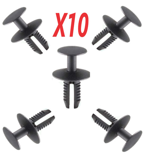 Mini grille clips top bumper - clips,
