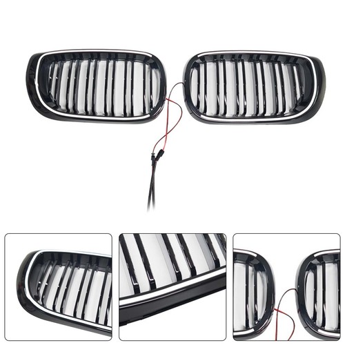Black front bumper grille for - front,
